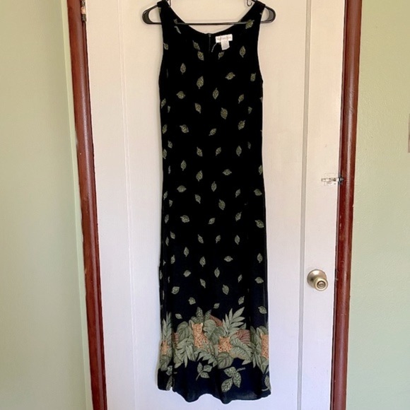 Worthington Vintage 90’s Safari Print Maxi Dress - Picture 1 of 5